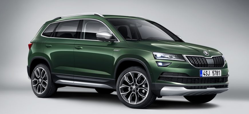 Накладки на арки колес Шкода Карок