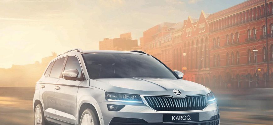 Установка камеры заднего вида на Шкода Карок